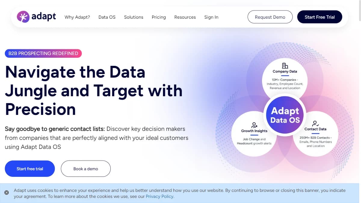 Adapt.io - Affordable B2B contact data for SMB sales teams