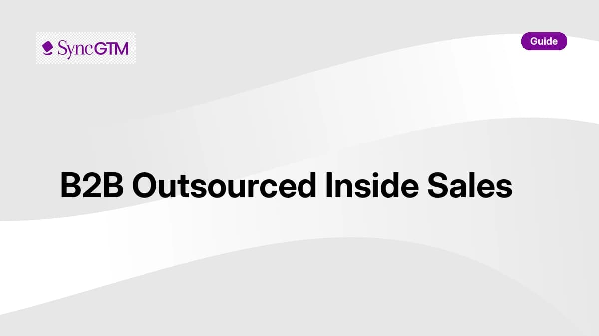 3 Best B2B Outsourced Inside Sales Services in 2026 (Ranked by Pipeline)