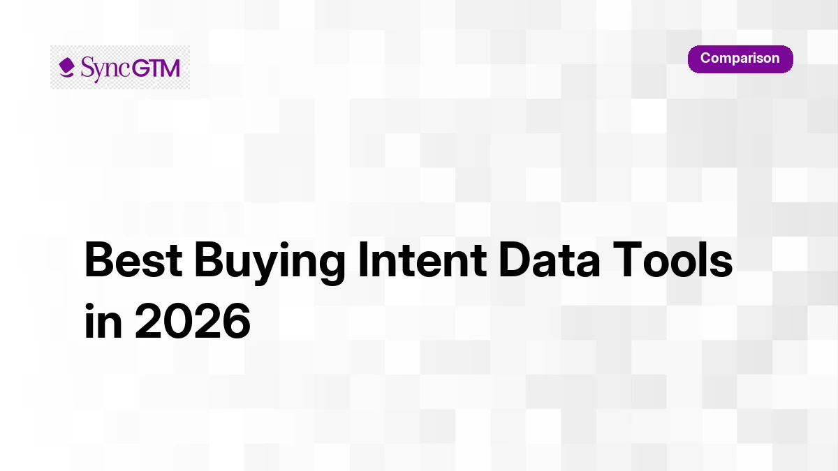 Best Buying Intent Data Tools in 2026