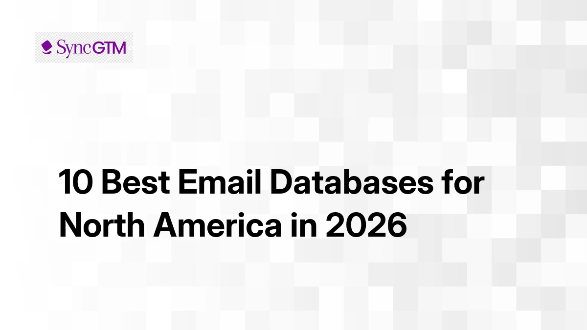 10 Best Email Databases for North America in 2026 (Deliverability Ranked)