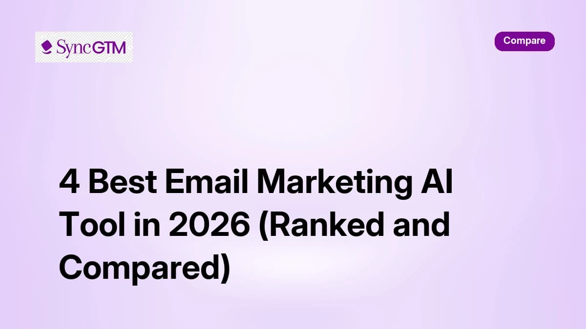4 Best Email Marketing AI Tool in 2026 (Ranked and Compared)