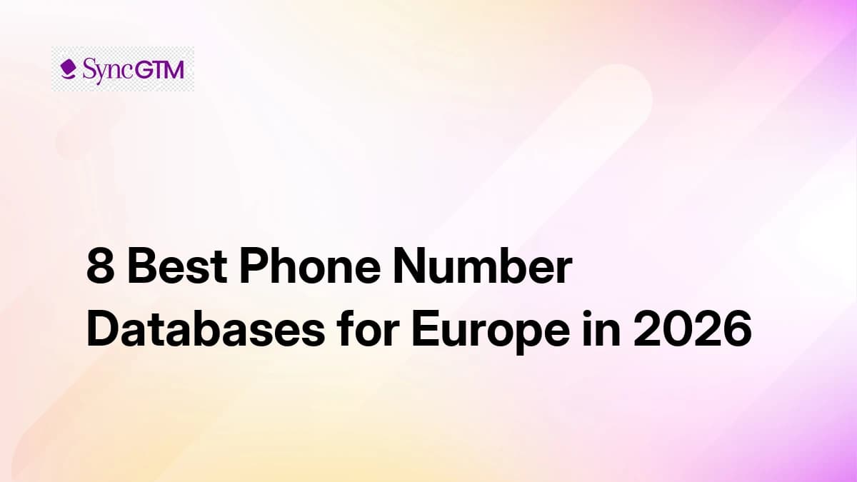 8 Best Phone Number Databases for Europe in 2026 (GDPR-Compliant)