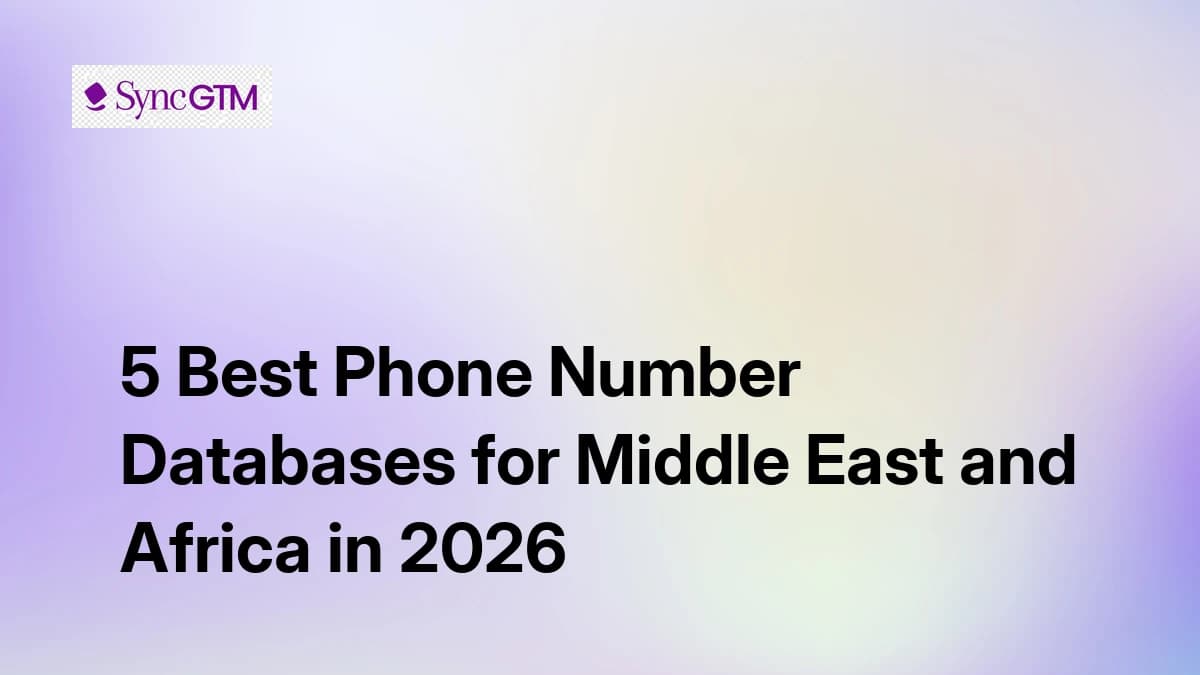 5 Best Phone Number Databases for Middle East and Africa in 2026