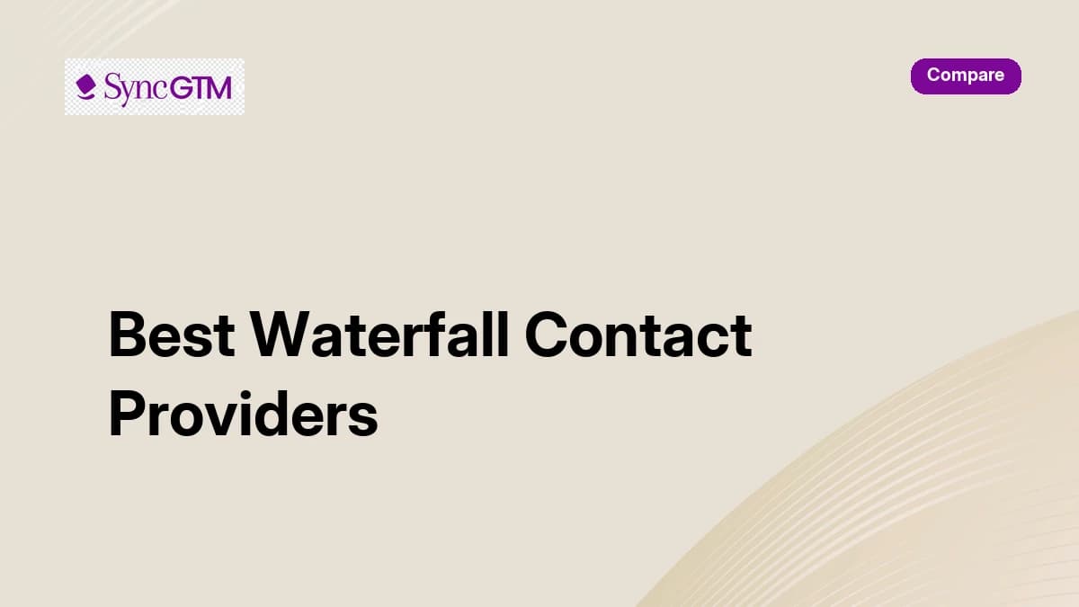 3 best waterfall contact providers in 2026 ranked by hit rate and cost
