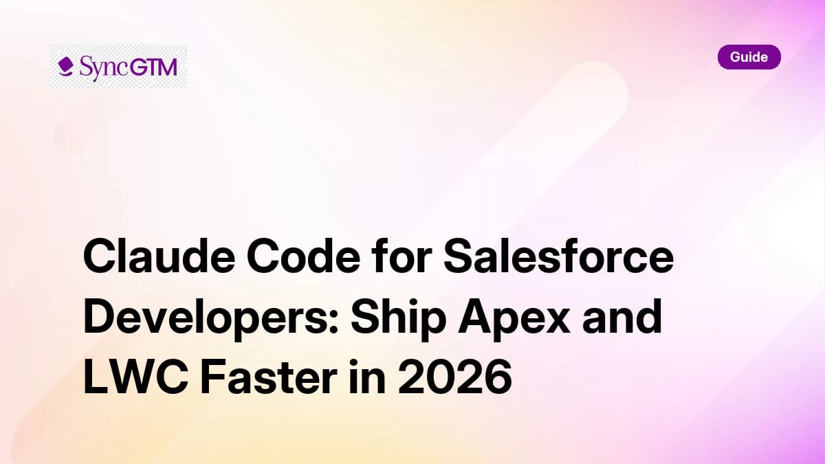 Claude Code for Salesforce Developers: Ship Apex and LWC Faster in 2026
