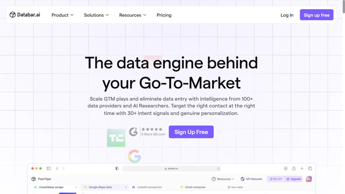 Databar MCP - Multi-provider enrichment through a single API with pay-for-success pricing