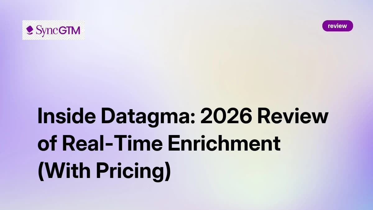 Inside Datagma: 2026 Review of Real-Time Enrichment (With Pricing)
