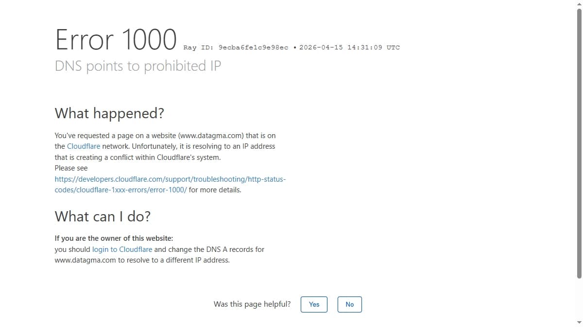 Datagma homepage showing real-time B2B data enrichment API
