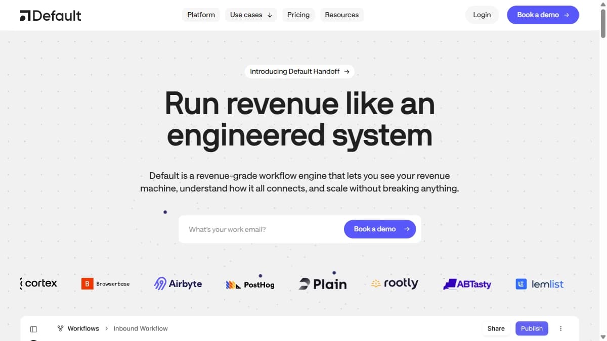 Default - Inbound orchestration teams that need enrichment, routing, and scheduling in one tool