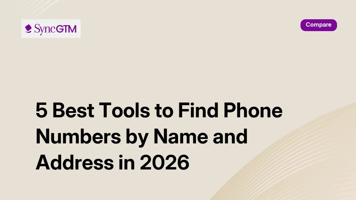 5 best tools to find phone numbers by name and address in 2026 — ranked by accuracy and pricing