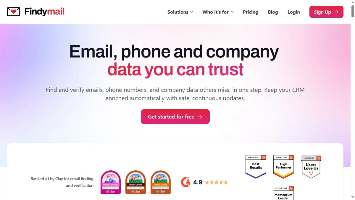 Findymail LinkedIn Sales Navigator email scraper — Wiza alternative for Sales Navigator exports