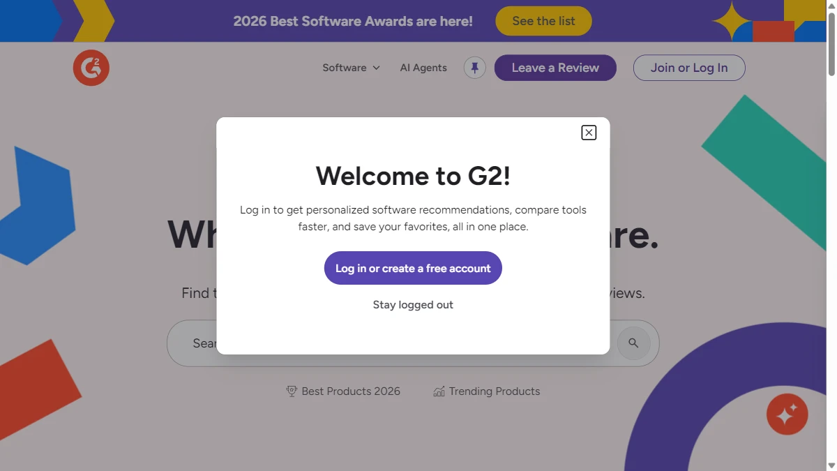 G2 Buyer Intent -- G2 software review intent data from active buyers researching and comparing tools