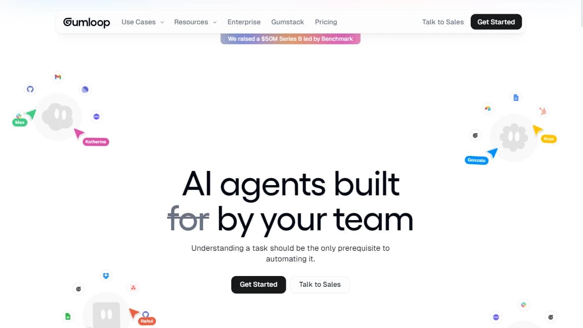 Gumloop - Technical GTM teams who need AI workflow automation beyond Clay's enrichment-focused approach