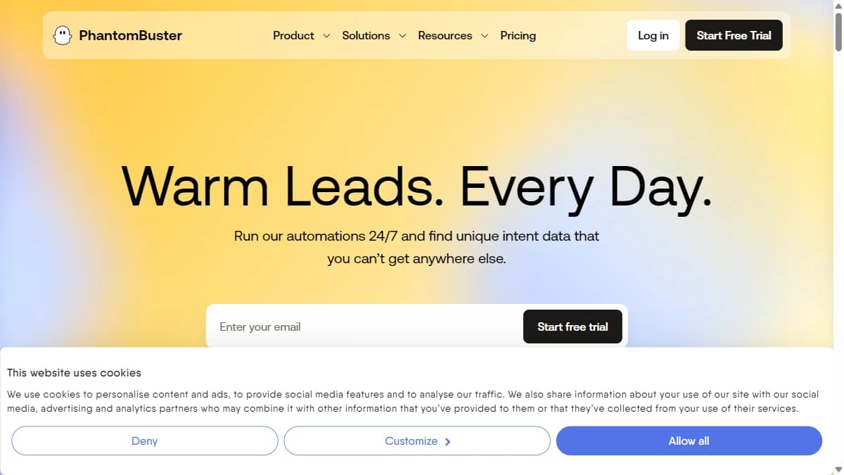 PhantomBuster - LinkedIn data extraction only — use a dedicated outreach tool for safe messaging