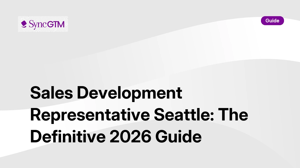 Sales development representative Seattle 2026 guide — salaries, employers, and skills