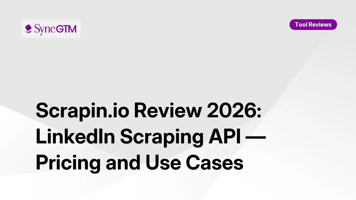 Scrapin.io Review 2026: LinkedIn Scraping API — Pricing & Use Cases