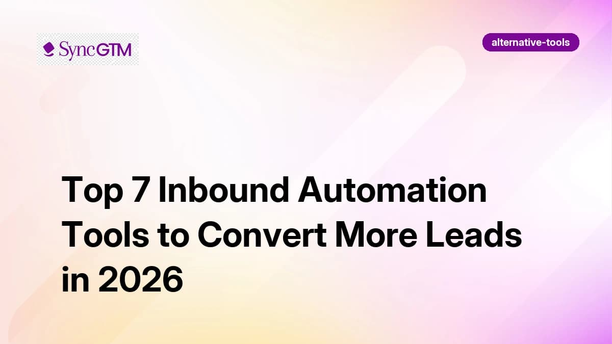 Top 7 Inbound Automation Tools to Convert More Leads in 2026