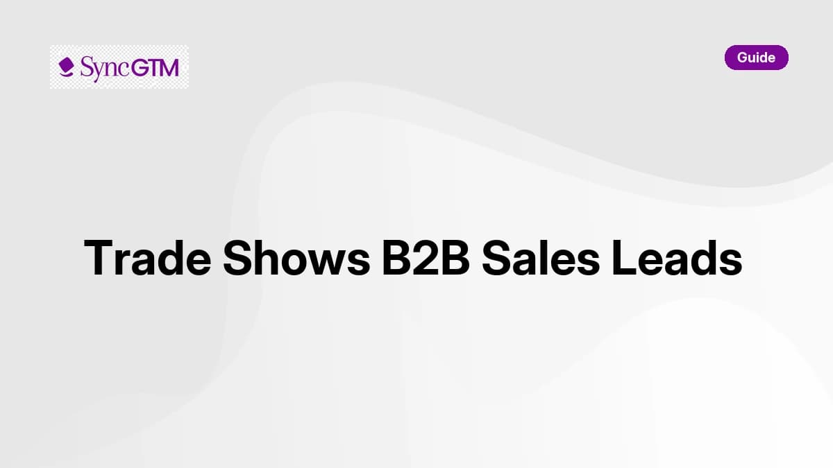 Why Trade Shows Are Still a Top Source of B2B Sales Leads in 2026