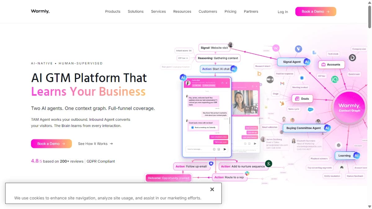 Warmly - Teams that want to identify and enrich anonymous website visitors before they fill out forms
