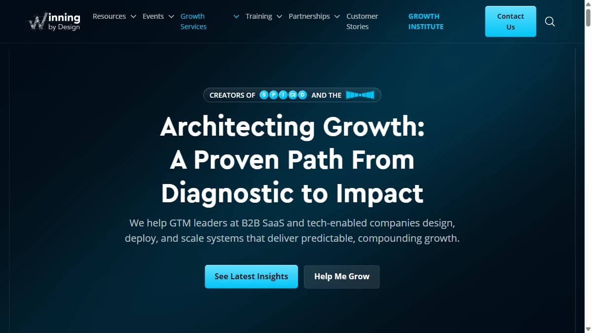Winning by Design - Sales process design and RevOps methodology training for SaaS companies
