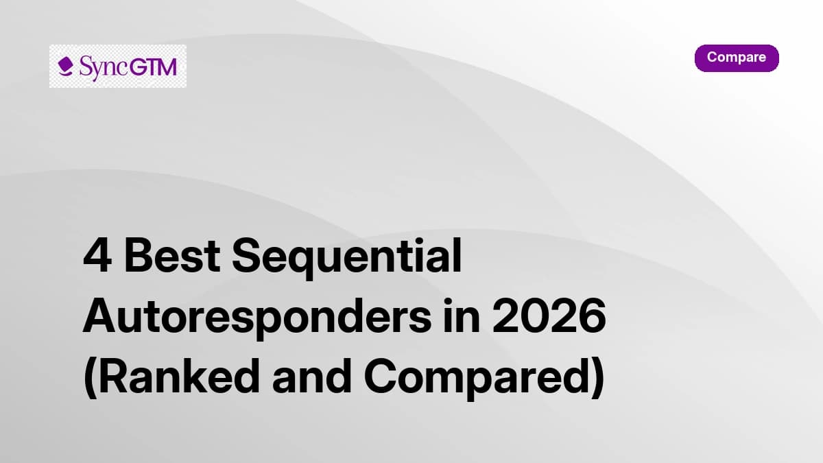 4 Best Sequential Autoresponders in 2026 (Ranked and Compared)