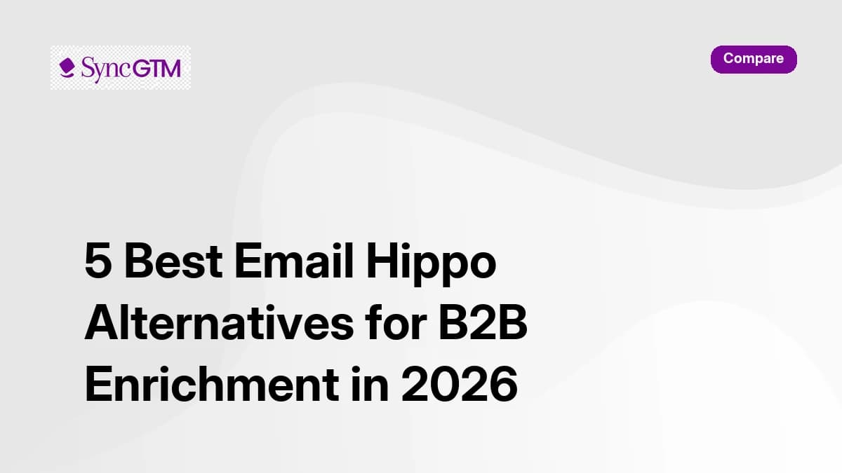 5 Best Email Hippo Alternatives for B2B Enrichment in 2026
