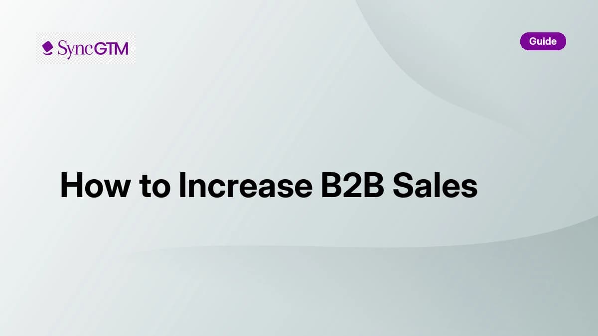 15 Proven Ways to Increase B2B Sales in 2026