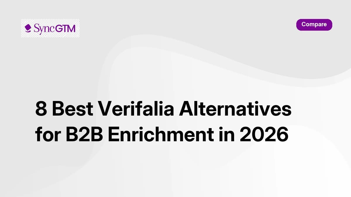 8 Best Verifalia Alternatives for B2B Enrichment in 2026
